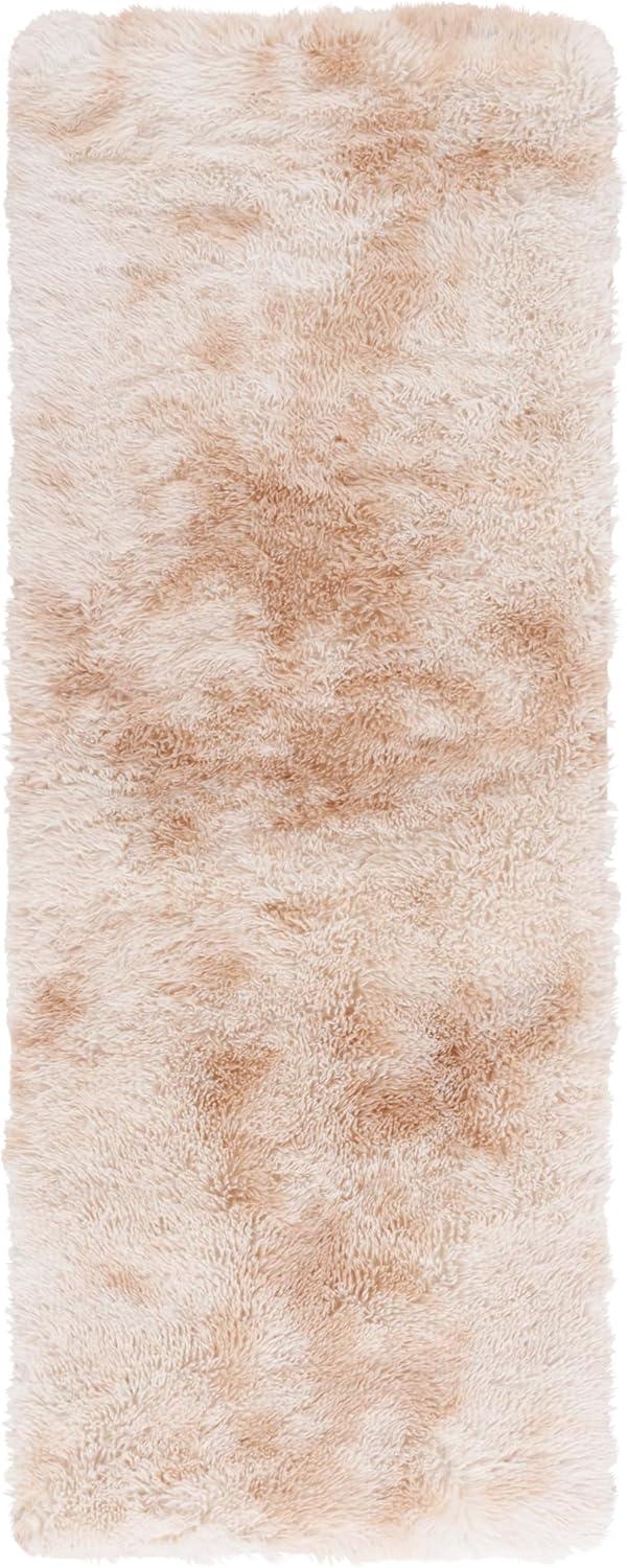 image:imageSAFAVIEH Rainbow Shag Collection Area Rug 8 x 10 Light Beige Slip Resistant NonShedding amp Easy Care 16inch Thick Ideal for Living Room Bedroom Home Office Dining Space RBO100A8Light Beige