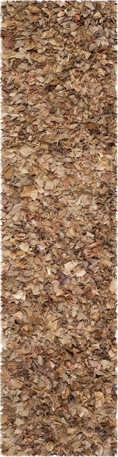 image:imageSAFAVIEH Rio Shag Collection Area Rug 5 x 8 Green amp Multi Handmade Decorative 35inch Thick Ideal for High Traffic Areas in Living Room Bedroom SG951ANaturalMulti