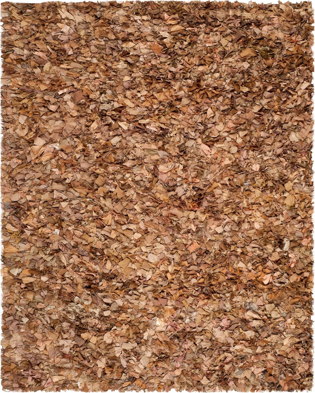 image:imageSAFAVIEH Rio Shag Collection Area Rug 5 x 8 Green amp Multi Handmade Decorative 35inch Thick Ideal for High Traffic Areas in Living Room Bedroom SG951ANaturalMulti