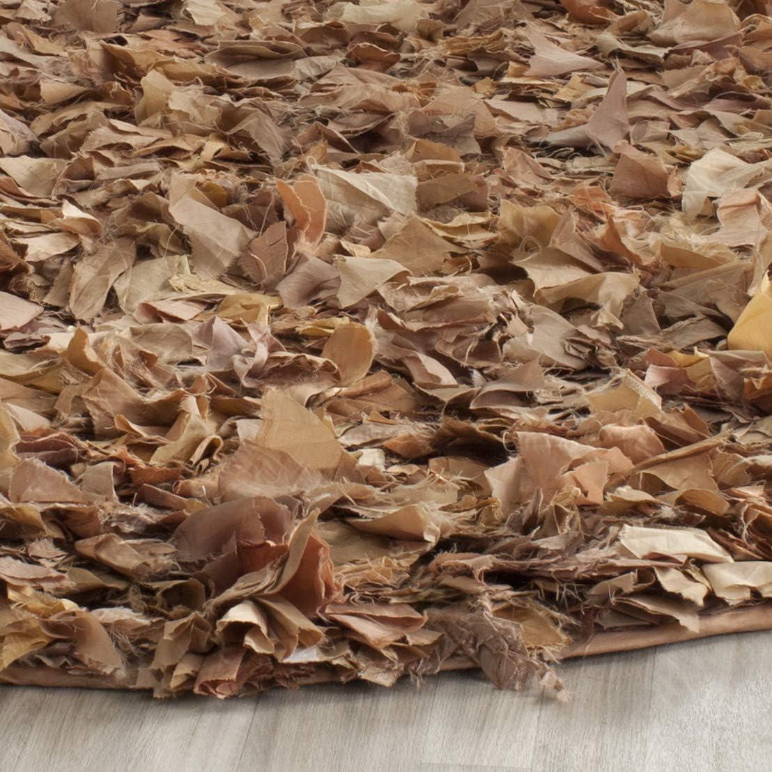 image:imageSAFAVIEH Rio Shag Collection Area Rug 5 x 8 Green amp Multi Handmade Decorative 35inch Thick Ideal for High Traffic Areas in Living Room Bedroom SG951ANaturalMulti