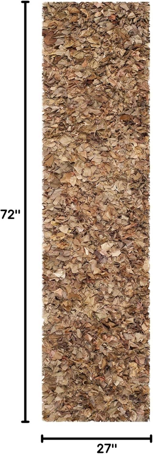 image:imageSAFAVIEH Rio Shag Collection Area Rug 5 x 8 Green amp Multi Handmade Decorative 35inch Thick Ideal for High Traffic Areas in Living Room Bedroom SG951ANaturalMulti