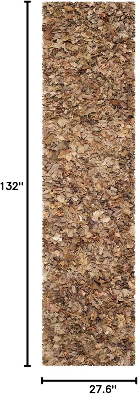 image:imageSAFAVIEH Rio Shag Collection Area Rug 5 x 8 Green amp Multi Handmade Decorative 35inch Thick Ideal for High Traffic Areas in Living Room Bedroom SG951ANaturalMulti