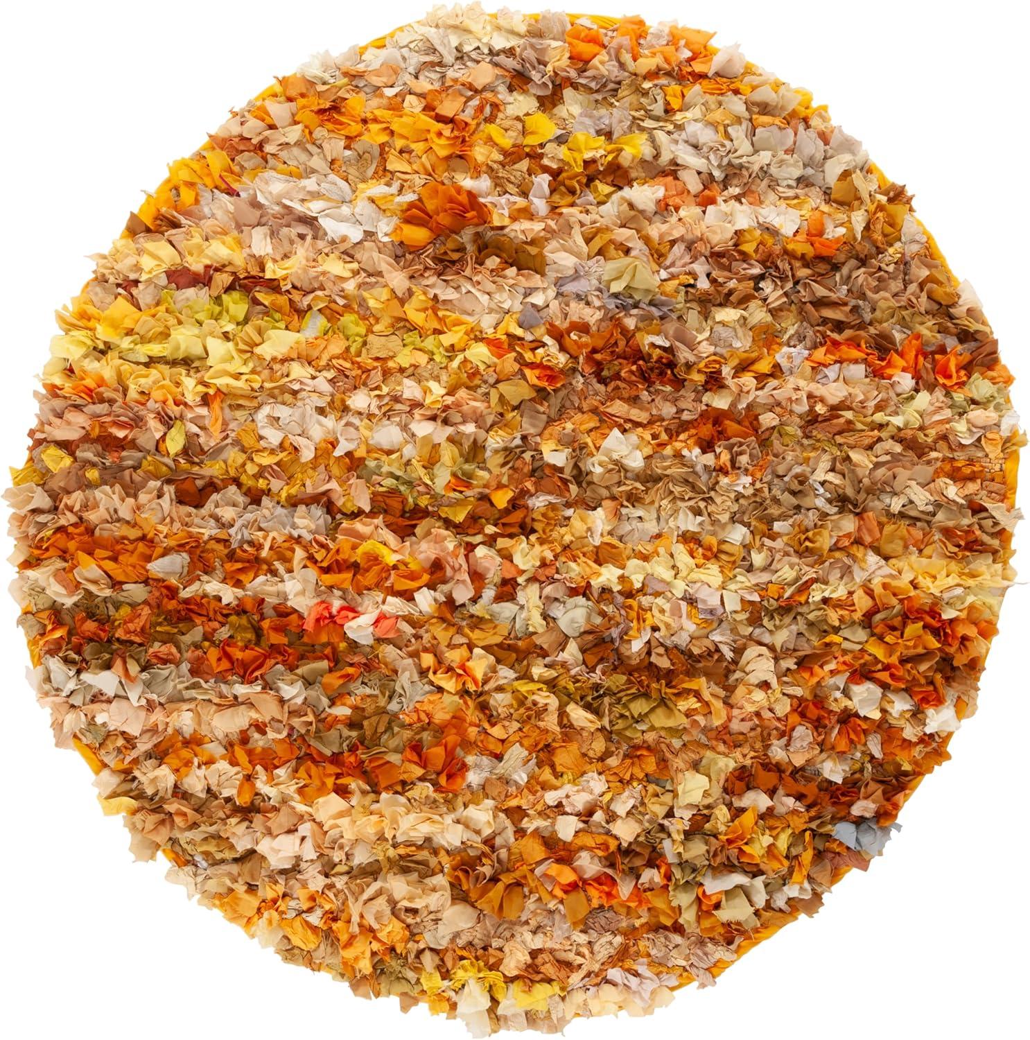 image:imageSAFAVIEH Rio Shag Collection Area Rug 5 x 8 Green amp Multi Handmade Decorative 35inch Thick Ideal for High Traffic Areas in Living Room Bedroom SG951AGoldMulti
