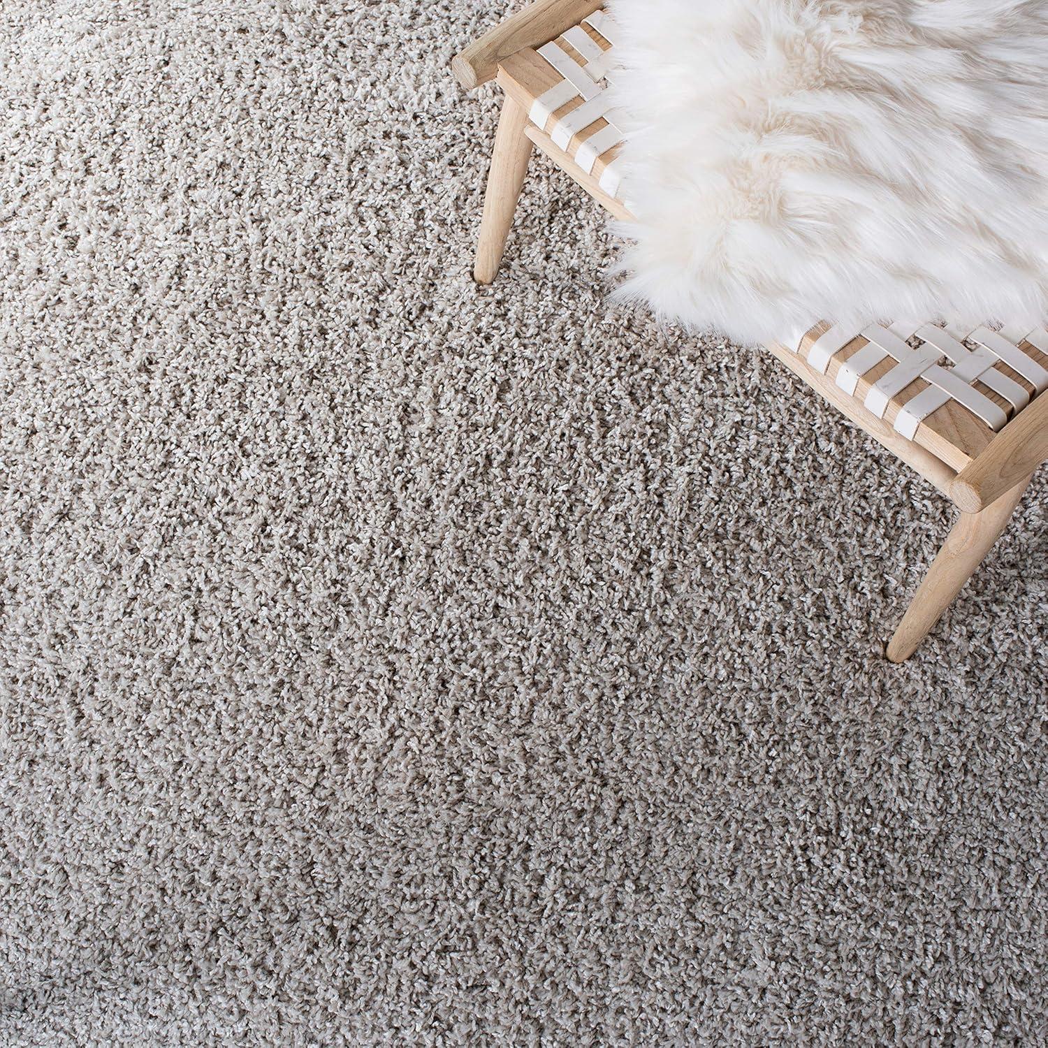image:imageSAFAVIEH Venus Shag Collection Area Rug 53 x 76 Green NonShedding amp Easy Care 18inch Thick Ideal for High Traffic Areas in Living Room Bedroom VNS520YLight Grey