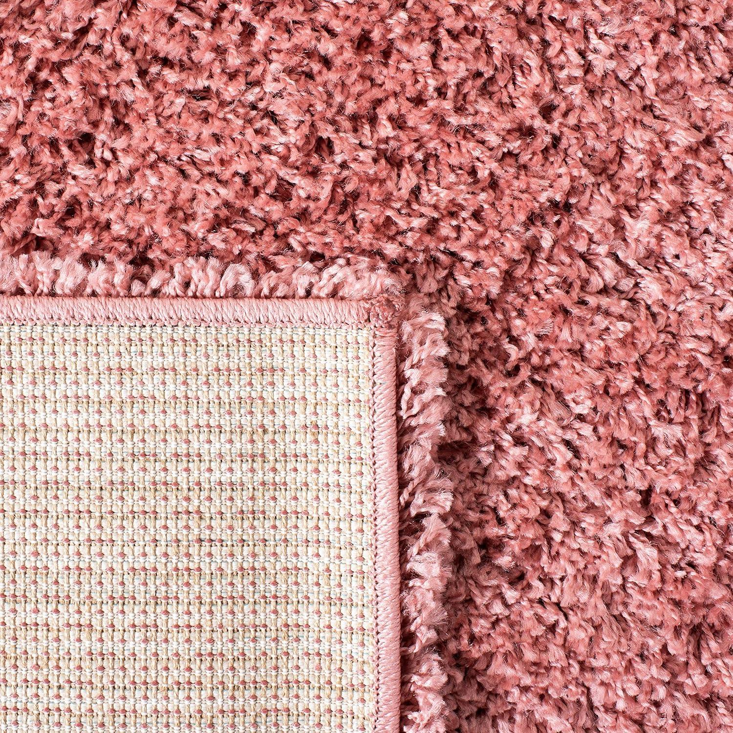 image:imageSAFAVIEH Venus Shag Collection Area Rug 53 x 76 Green NonShedding amp Easy Care 18inch Thick Ideal for High Traffic Areas in Living Room Bedroom VNS520YPink