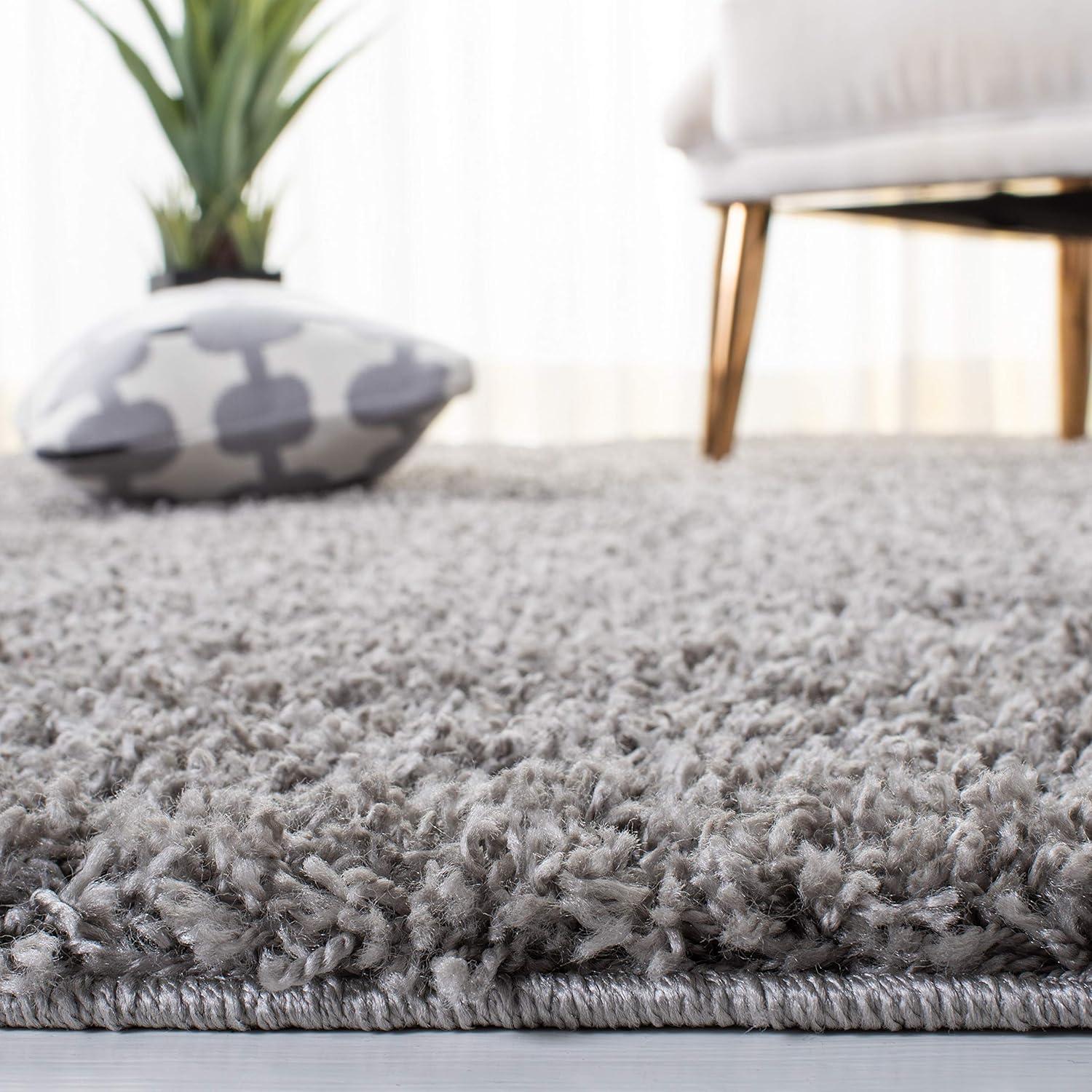 image:imageSAFAVIEH Venus Shag Collection Area Rug 53 x 76 Green NonShedding amp Easy Care 18inch Thick Ideal for High Traffic Areas in Living Room Bedroom VNS520YGrey