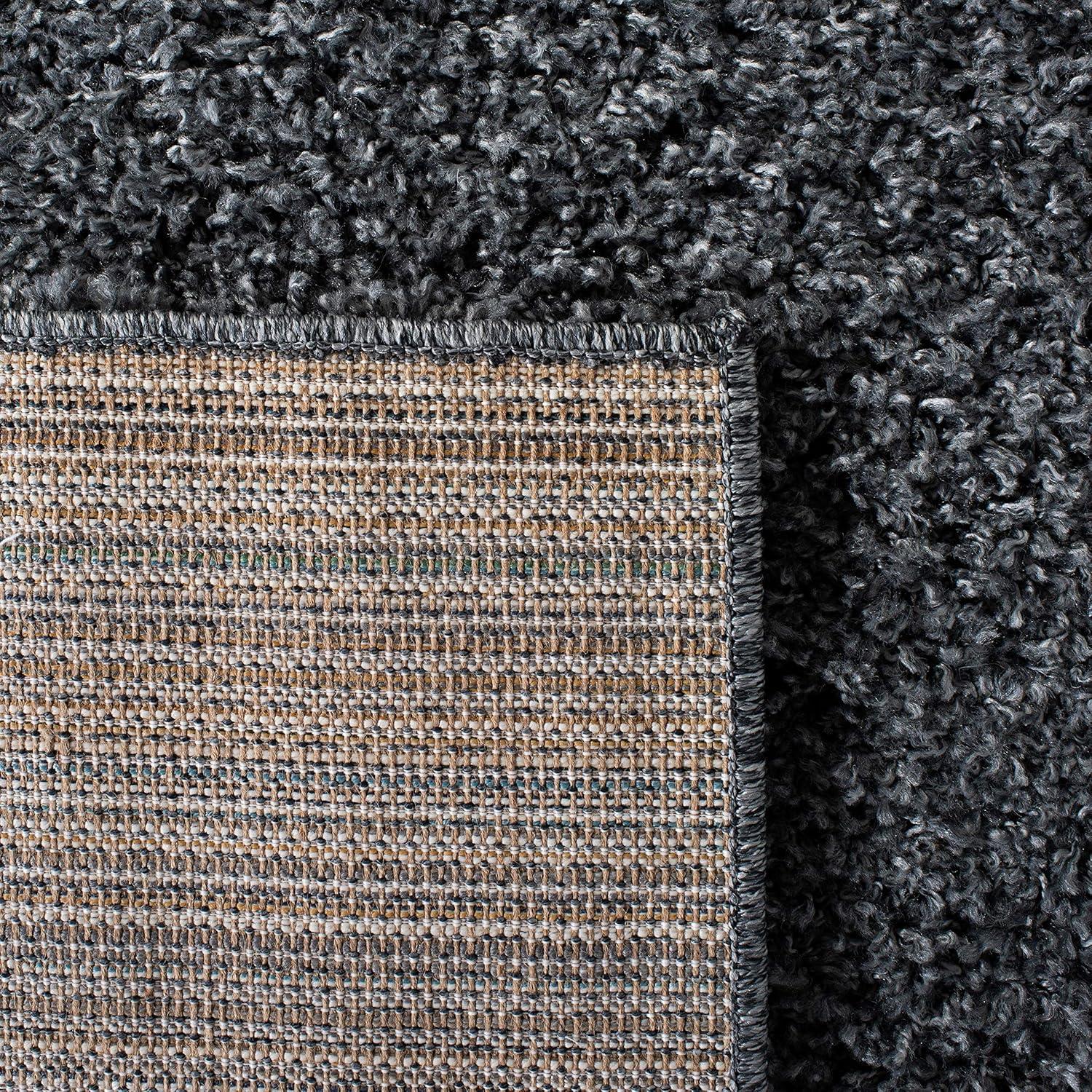 image:imageSAFAVIEH Venus Shag Collection Area Rug 53 x 76 Green NonShedding amp Easy Care 18inch Thick Ideal for High Traffic Areas in Living Room Bedroom VNS520YDark Grey