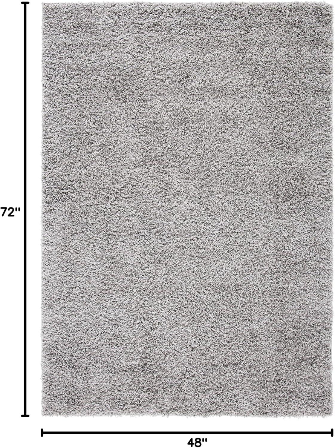 image:imageSAFAVIEH Venus Shag Collection Area Rug 53 x 76 Green NonShedding amp Easy Care 18inch Thick Ideal for High Traffic Areas in Living Room Bedroom VNS520YGrey