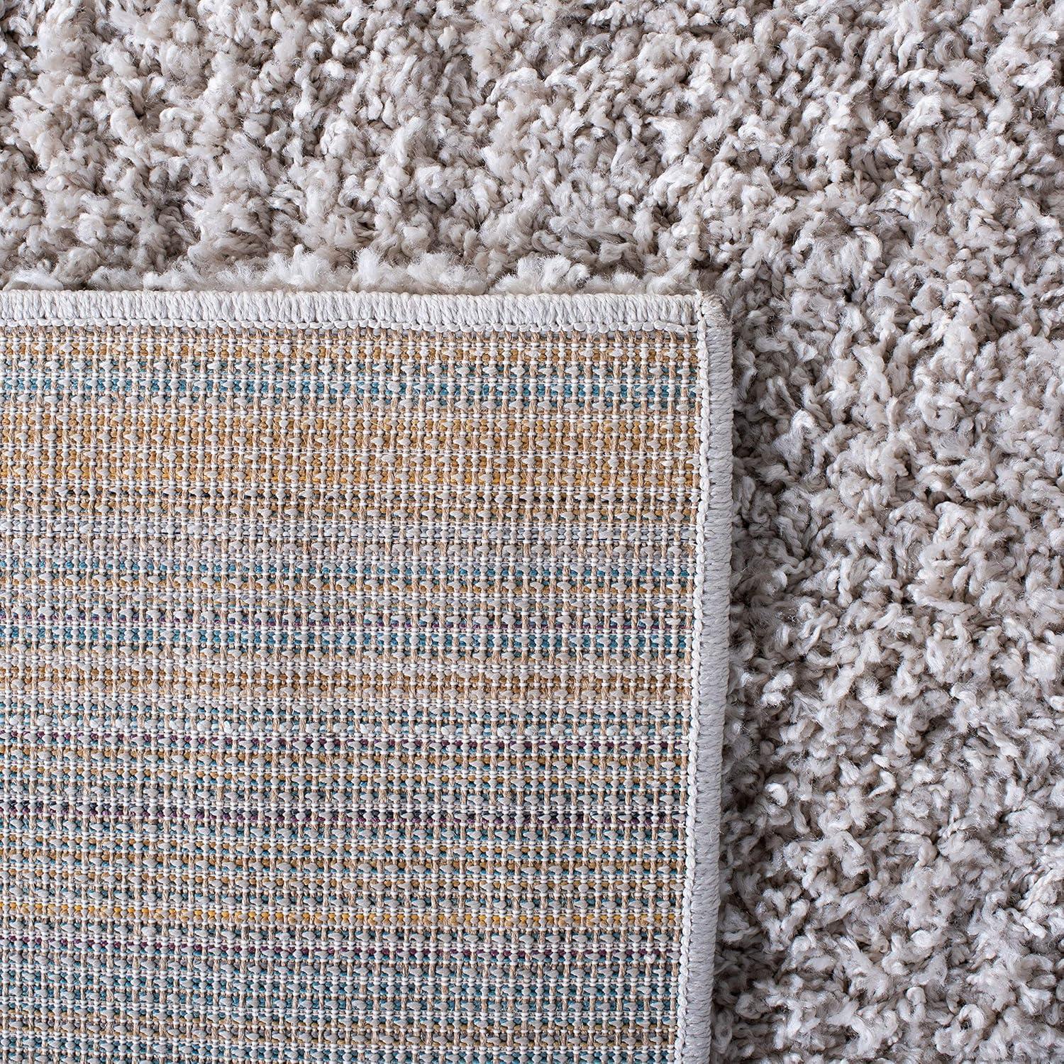image:imageSAFAVIEH Venus Shag Collection Area Rug 53 x 76 Green NonShedding amp Easy Care 18inch Thick Ideal for High Traffic Areas in Living Room Bedroom VNS520YLight Grey