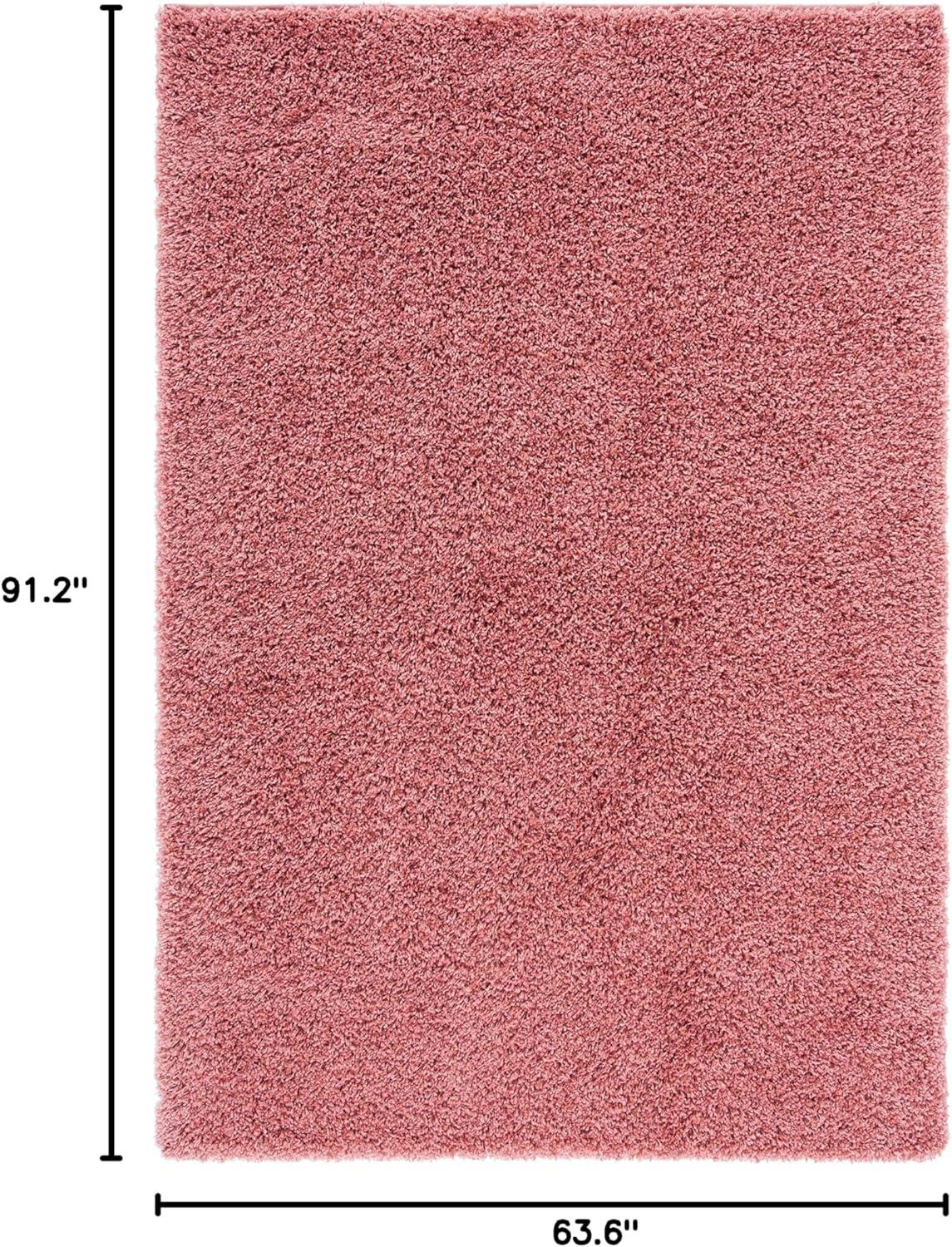 image:imageSAFAVIEH Venus Shag Collection Area Rug 53 x 76 Green NonShedding amp Easy Care 18inch Thick Ideal for High Traffic Areas in Living Room Bedroom VNS520YPink