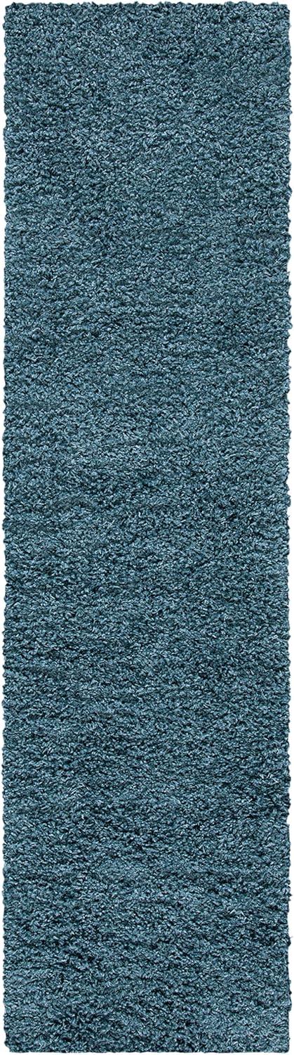 image:imageSAFAVIEH Venus Shag Collection Area Rug 53 x 76 Green NonShedding amp Easy Care 18inch Thick Ideal for High Traffic Areas in Living Room Bedroom VNS520YBlue