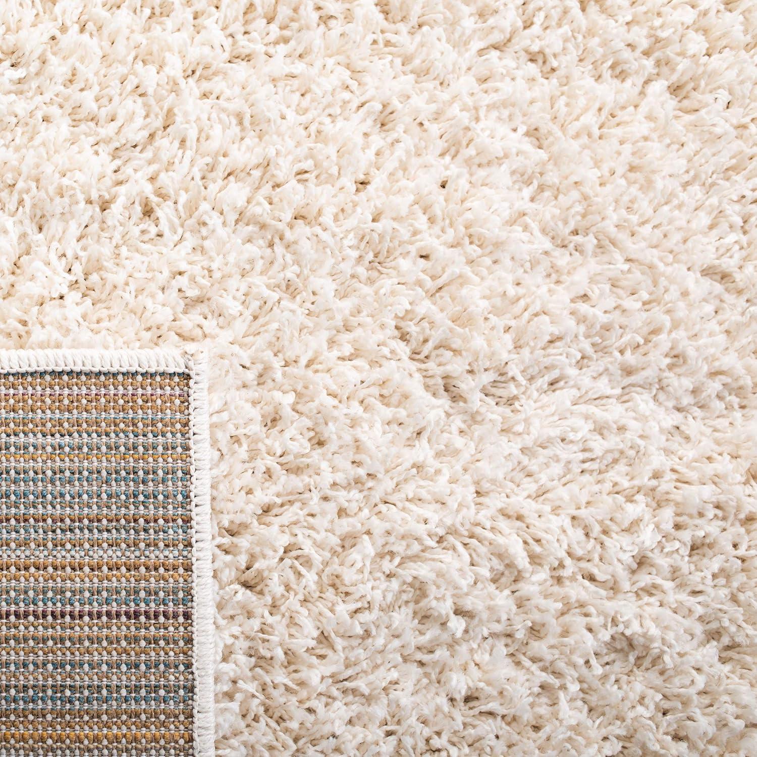 image:imageSAFAVIEH Venus Shag Collection Area Rug 53 x 76 Green NonShedding amp Easy Care 18inch Thick Ideal for High Traffic Areas in Living Room Bedroom VNS520YIvory