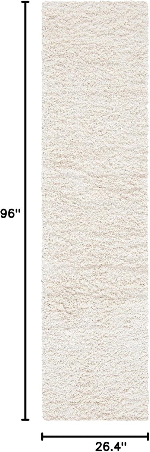 image:imageSAFAVIEH Venus Shag Collection Area Rug 53 x 76 Green NonShedding amp Easy Care 18inch Thick Ideal for High Traffic Areas in Living Room Bedroom VNS520YIvory