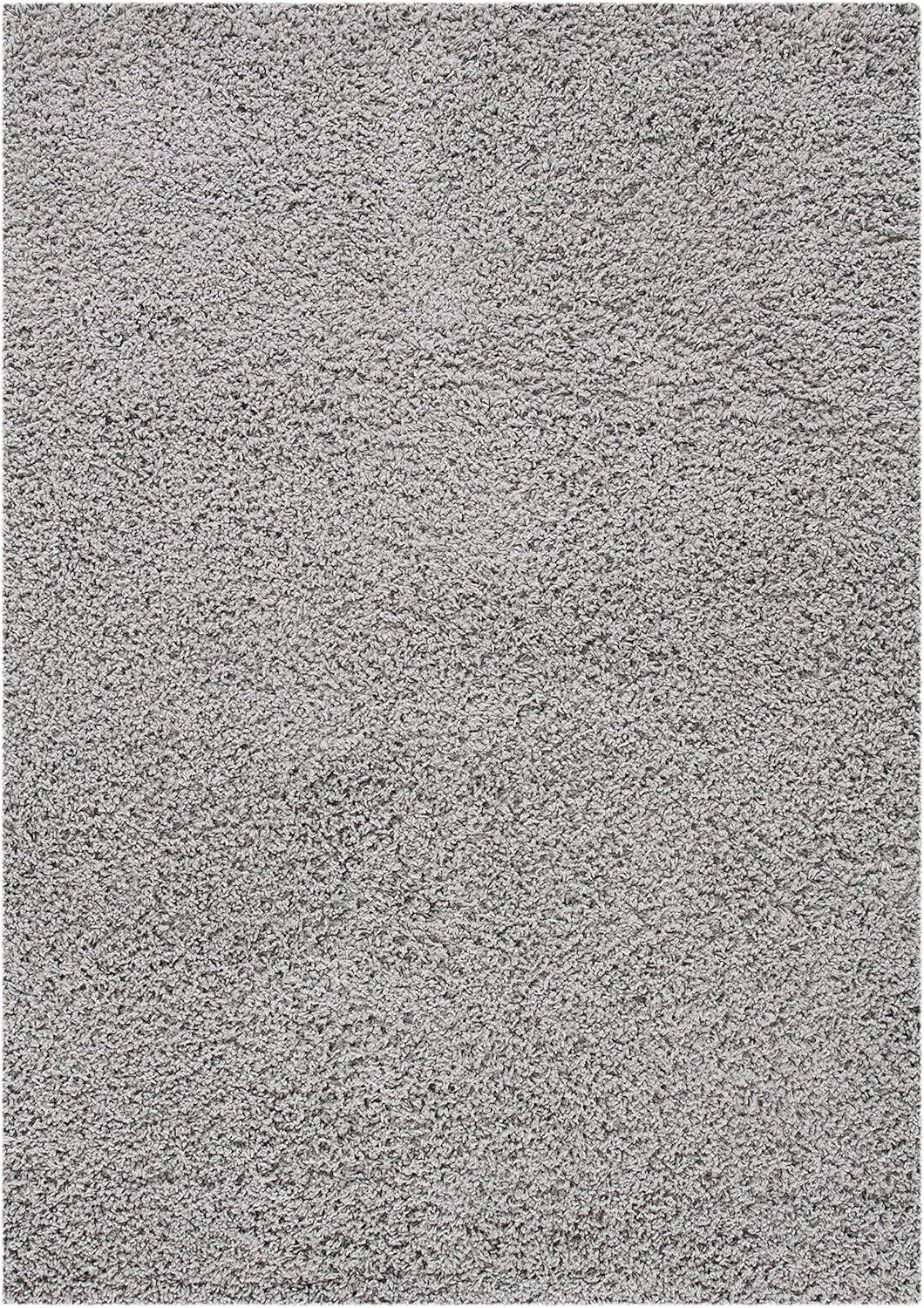image:imageSAFAVIEH Venus Shag Collection Area Rug 53 x 76 Green NonShedding amp Easy Care 18inch Thick Ideal for High Traffic Areas in Living Room Bedroom VNS520YLight Grey