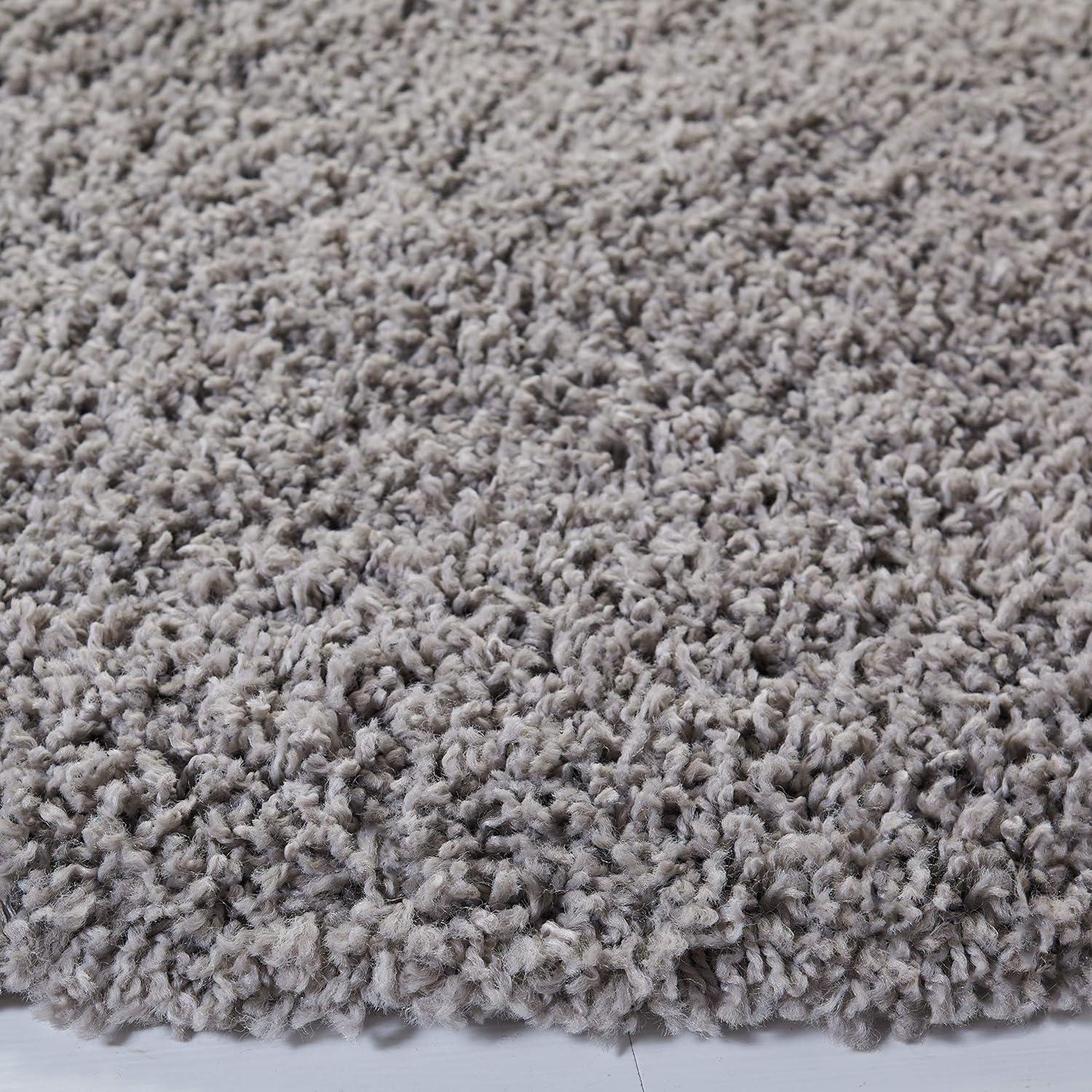 image:imageSAFAVIEH Venus Shag Collection Area Rug 53 x 76 Green NonShedding amp Easy Care 18inch Thick Ideal for High Traffic Areas in Living Room Bedroom VNS520YLight Grey