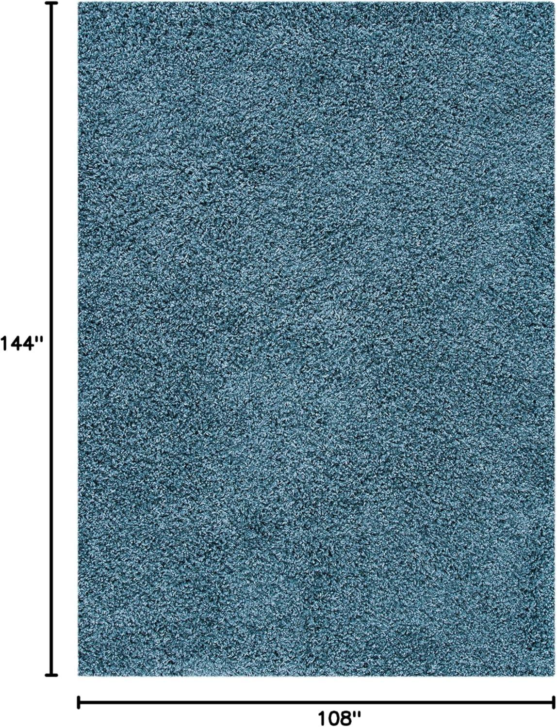 image:imageSAFAVIEH Venus Shag Collection Area Rug 53 x 76 Green NonShedding amp Easy Care 18inch Thick Ideal for High Traffic Areas in Living Room Bedroom VNS520YBlue