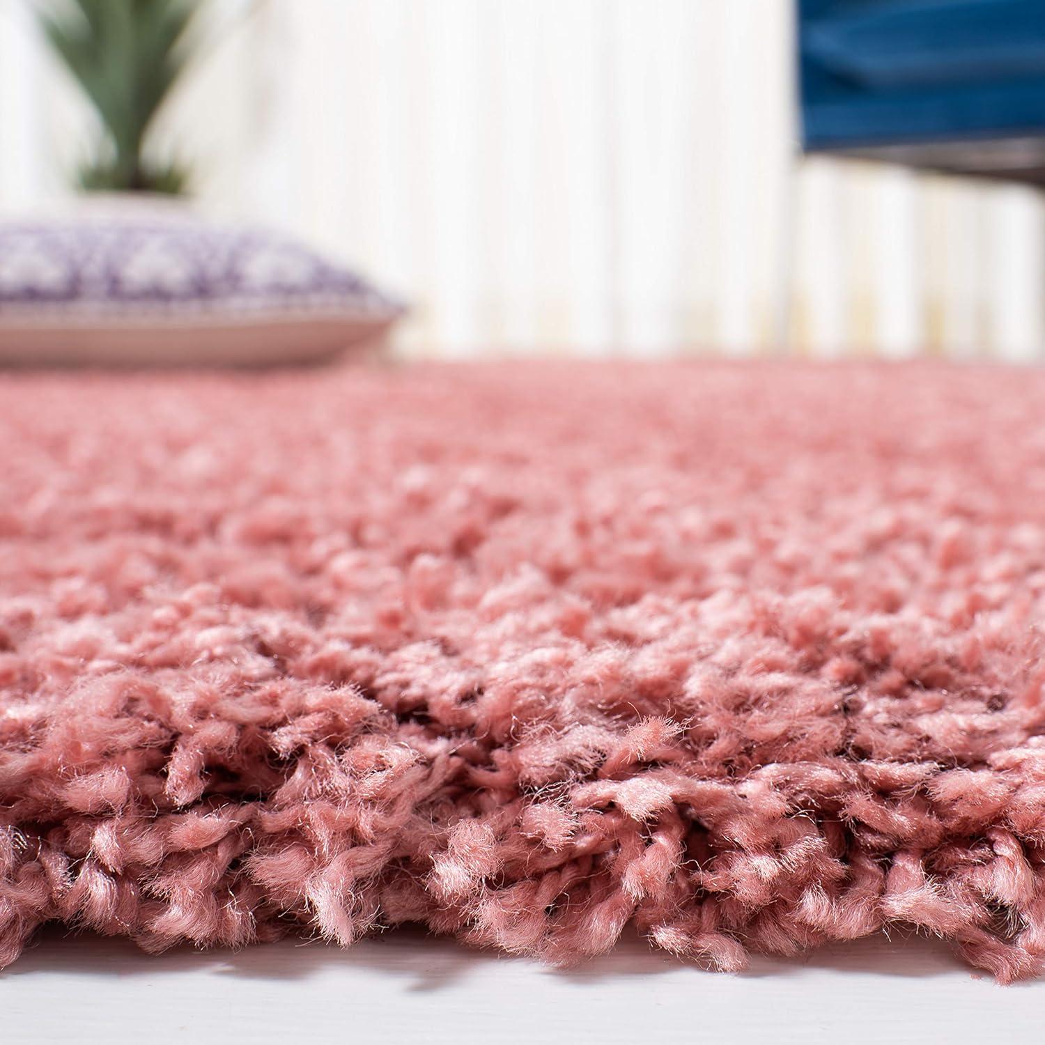 image:imageSAFAVIEH Venus Shag Collection Area Rug 53 x 76 Green NonShedding amp Easy Care 18inch Thick Ideal for High Traffic Areas in Living Room Bedroom VNS520YPink