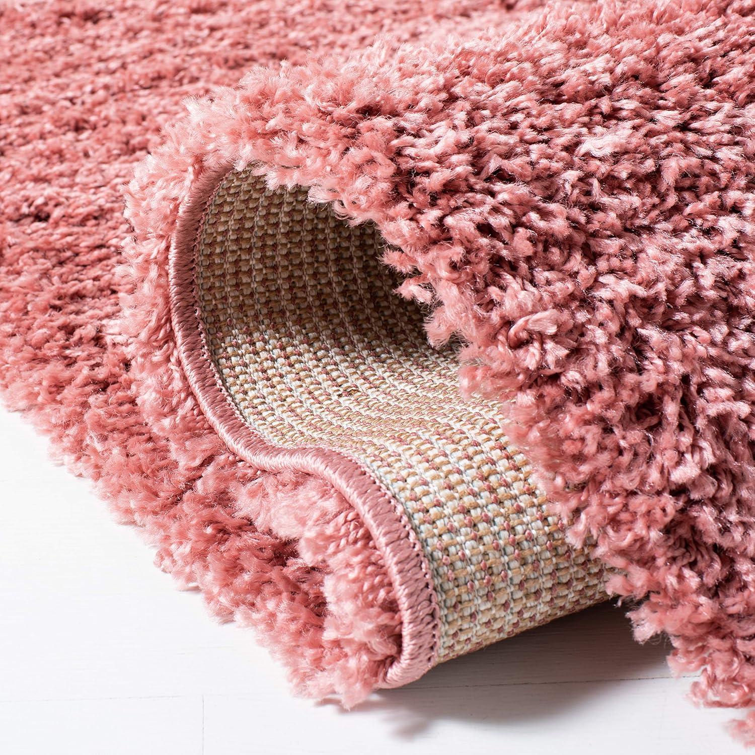 image:imageSAFAVIEH Venus Shag Collection Area Rug 53 x 76 Green NonShedding amp Easy Care 18inch Thick Ideal for High Traffic Areas in Living Room Bedroom VNS520YPink