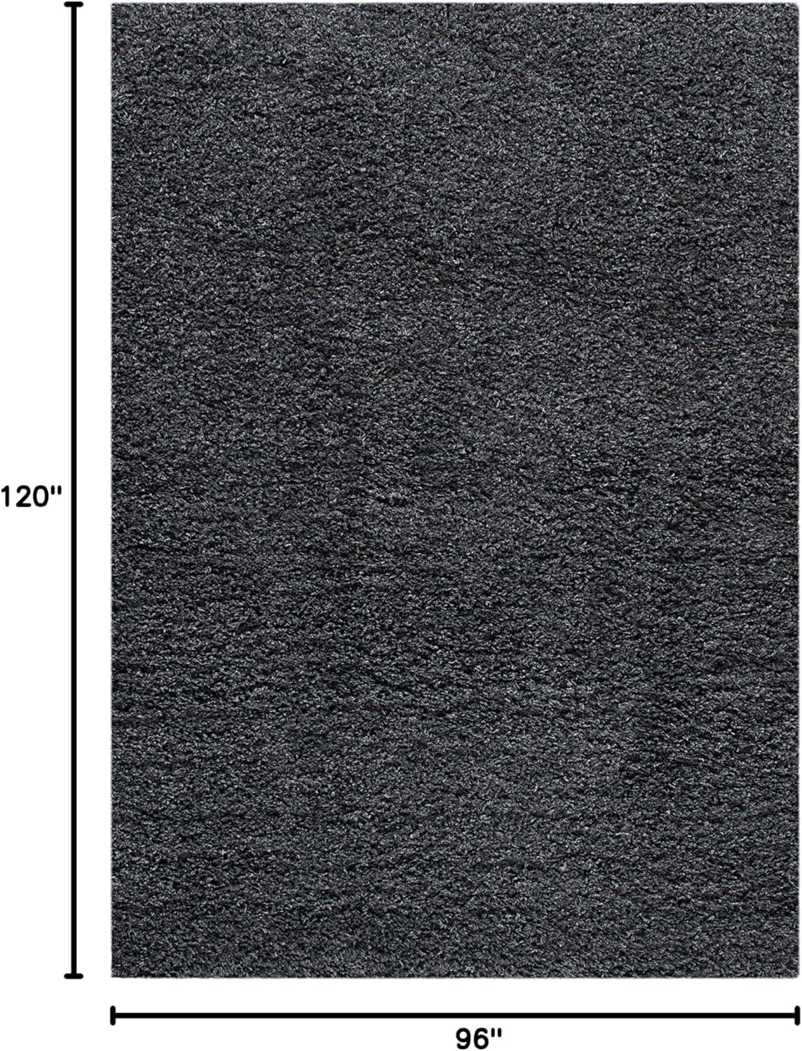 image:imageSAFAVIEH Venus Shag Collection Area Rug 53 x 76 Green NonShedding amp Easy Care 18inch Thick Ideal for High Traffic Areas in Living Room Bedroom VNS520YDark Grey