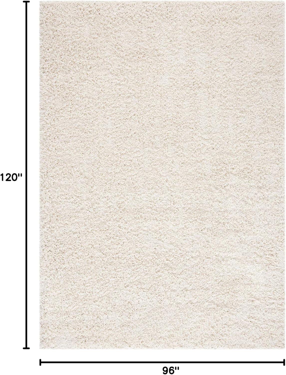 image:imageSAFAVIEH Venus Shag Collection Area Rug 53 x 76 Green NonShedding amp Easy Care 18inch Thick Ideal for High Traffic Areas in Living Room Bedroom VNS520YIvory