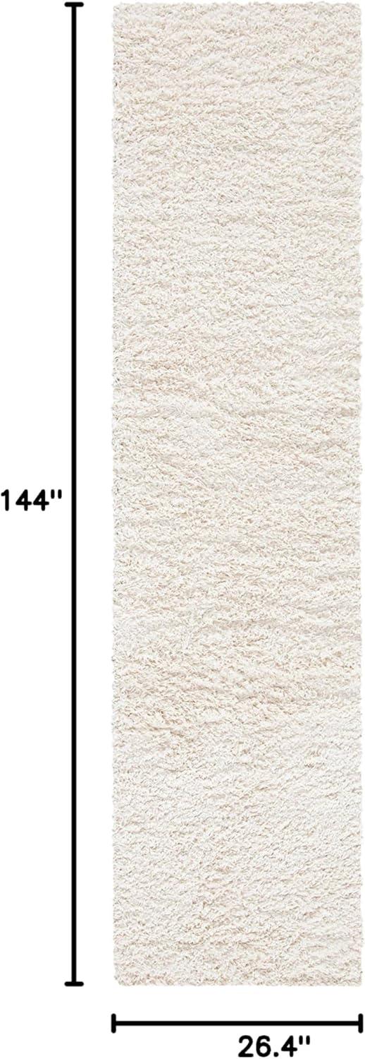image:imageSAFAVIEH Venus Shag Collection Area Rug 53 x 76 Green NonShedding amp Easy Care 18inch Thick Ideal for High Traffic Areas in Living Room Bedroom VNS520YIvory