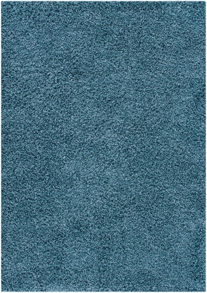 image:imageSAFAVIEH Venus Shag Collection Area Rug 53 x 76 Green NonShedding amp Easy Care 18inch Thick Ideal for High Traffic Areas in Living Room Bedroom VNS520YBlue