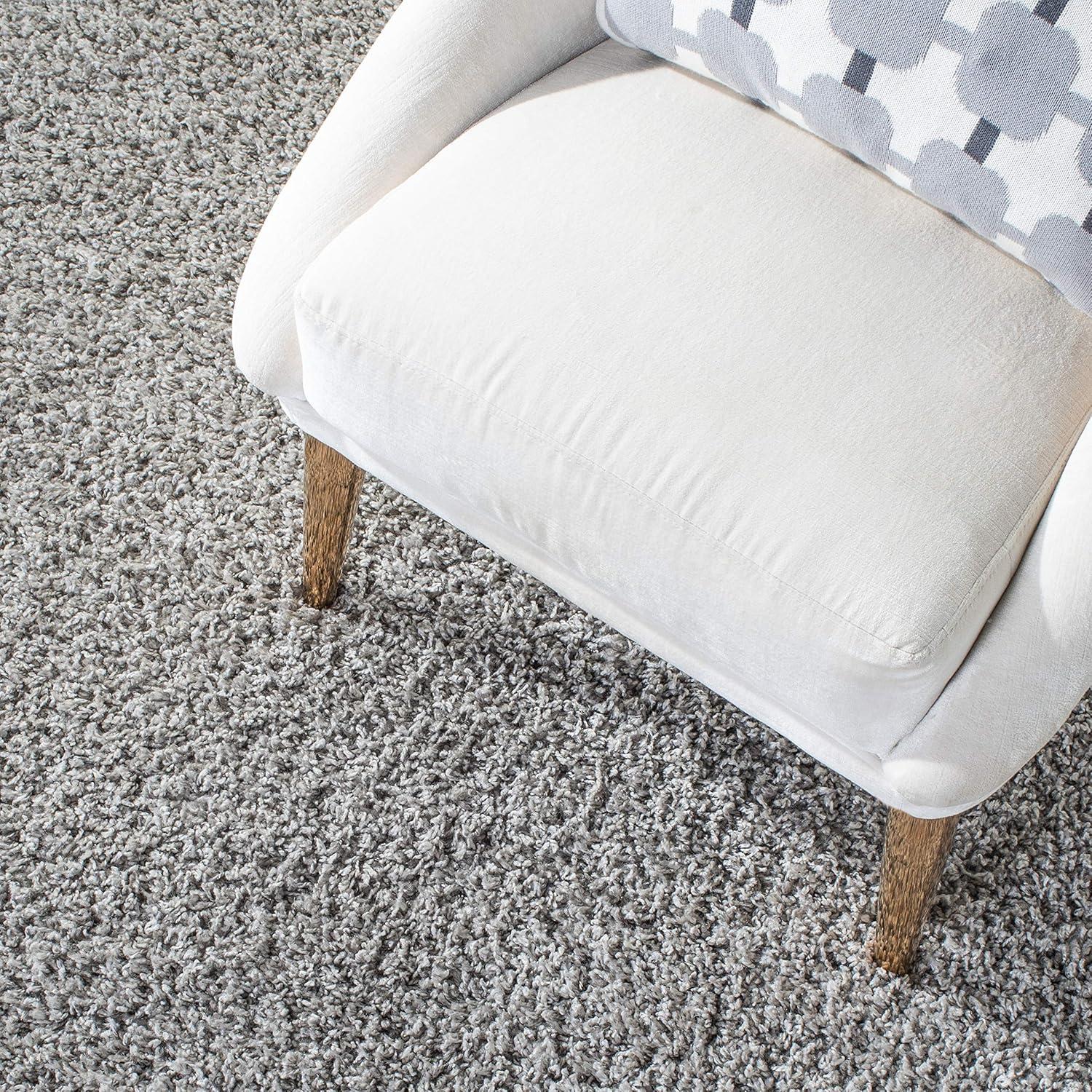 image:imageSAFAVIEH Venus Shag Collection Area Rug 53 x 76 Green NonShedding amp Easy Care 18inch Thick Ideal for High Traffic Areas in Living Room Bedroom VNS520YGrey