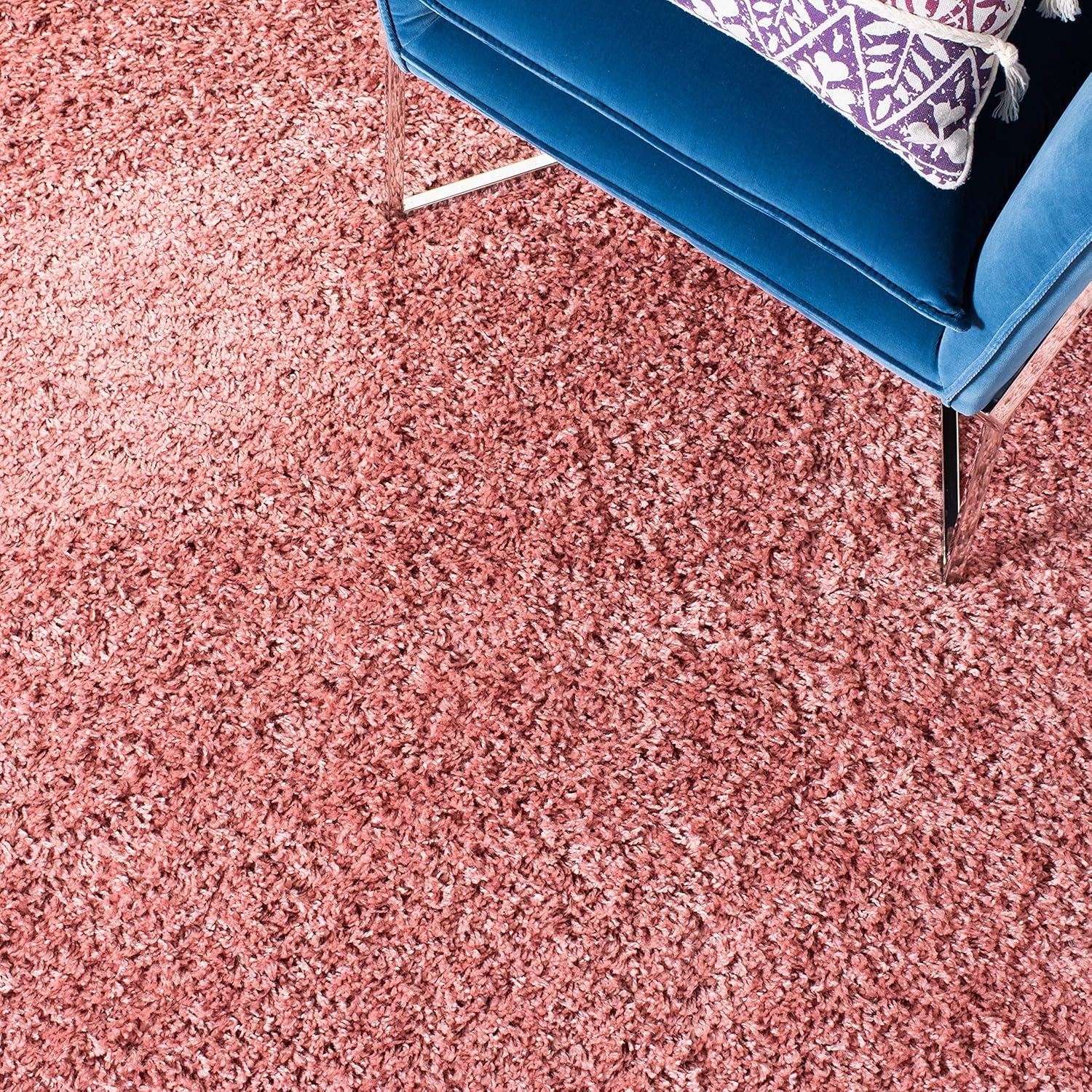 image:imageSAFAVIEH Venus Shag Collection Area Rug 53 x 76 Green NonShedding amp Easy Care 18inch Thick Ideal for High Traffic Areas in Living Room Bedroom VNS520YPink