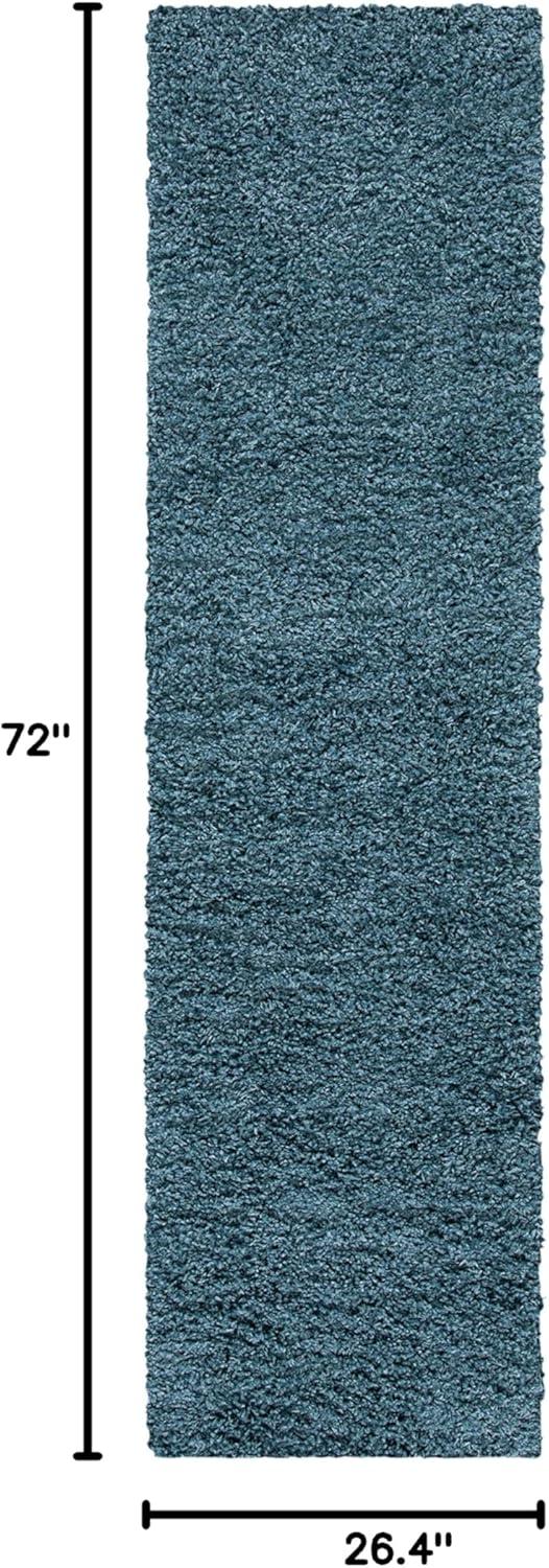 image:imageSAFAVIEH Venus Shag Collection Area Rug 53 x 76 Green NonShedding amp Easy Care 18inch Thick Ideal for High Traffic Areas in Living Room Bedroom VNS520YBlue