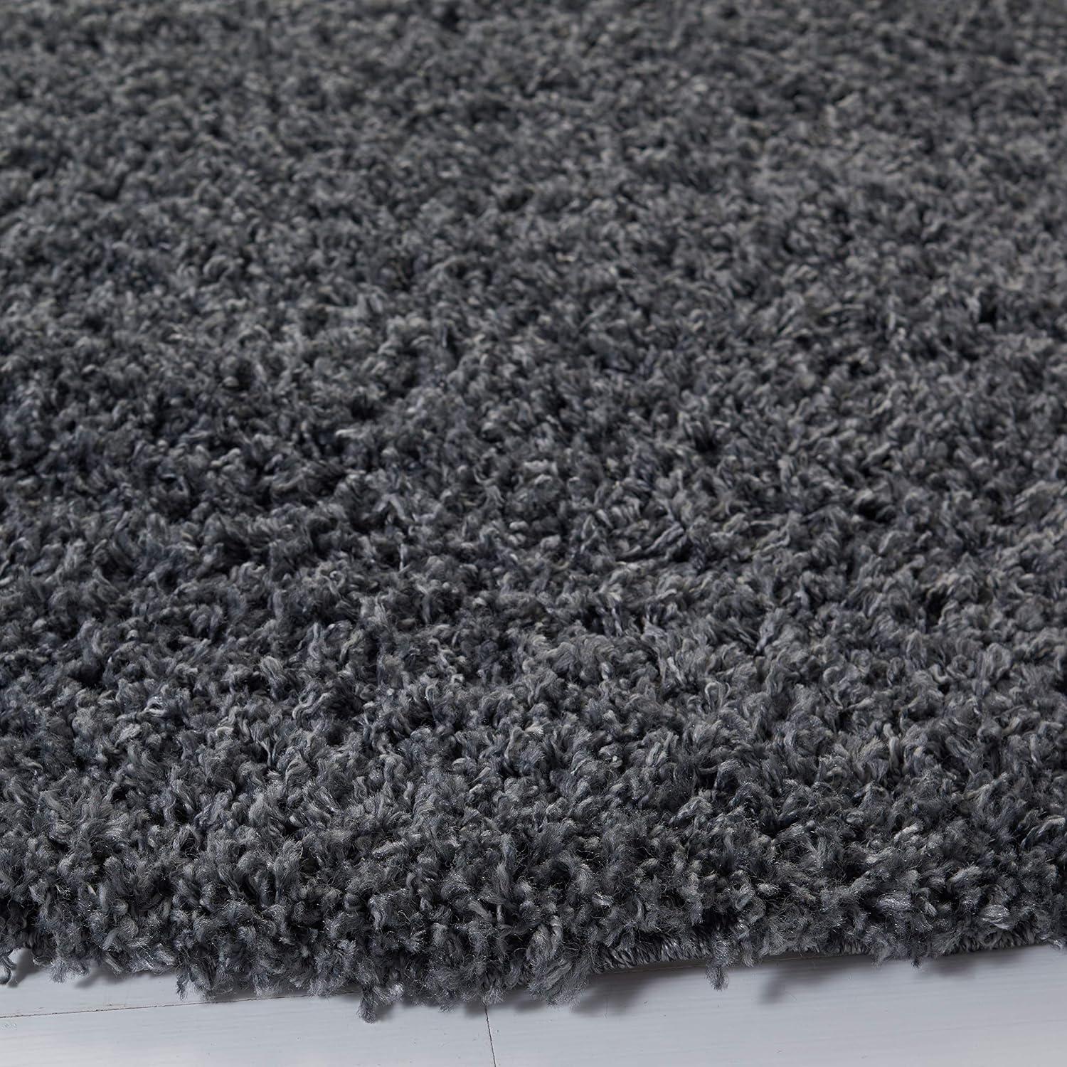 image:imageSAFAVIEH Venus Shag Collection Area Rug 53 x 76 Green NonShedding amp Easy Care 18inch Thick Ideal for High Traffic Areas in Living Room Bedroom VNS520YDark Grey