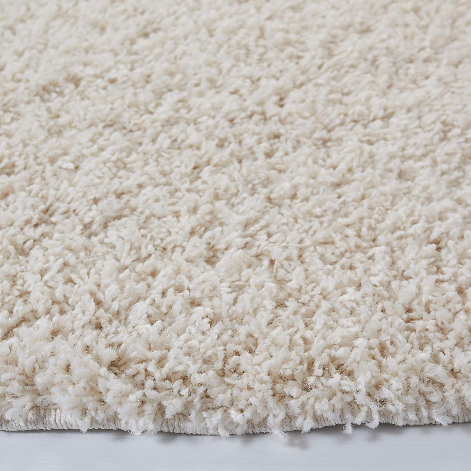 image:imageSAFAVIEH Venus Shag Collection Area Rug 53 x 76 Green NonShedding amp Easy Care 18inch Thick Ideal for High Traffic Areas in Living Room Bedroom VNS520YIvory