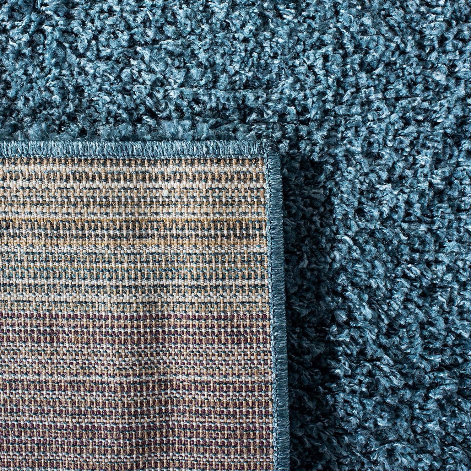 image:imageSAFAVIEH Venus Shag Collection Area Rug 53 x 76 Green NonShedding amp Easy Care 18inch Thick Ideal for High Traffic Areas in Living Room Bedroom VNS520YBlue