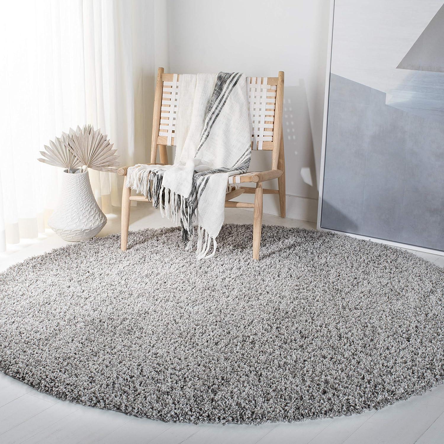 image:imageSAFAVIEH Venus Shag Collection Area Rug 53 x 76 Green NonShedding amp Easy Care 18inch Thick Ideal for High Traffic Areas in Living Room Bedroom VNS520YGrey