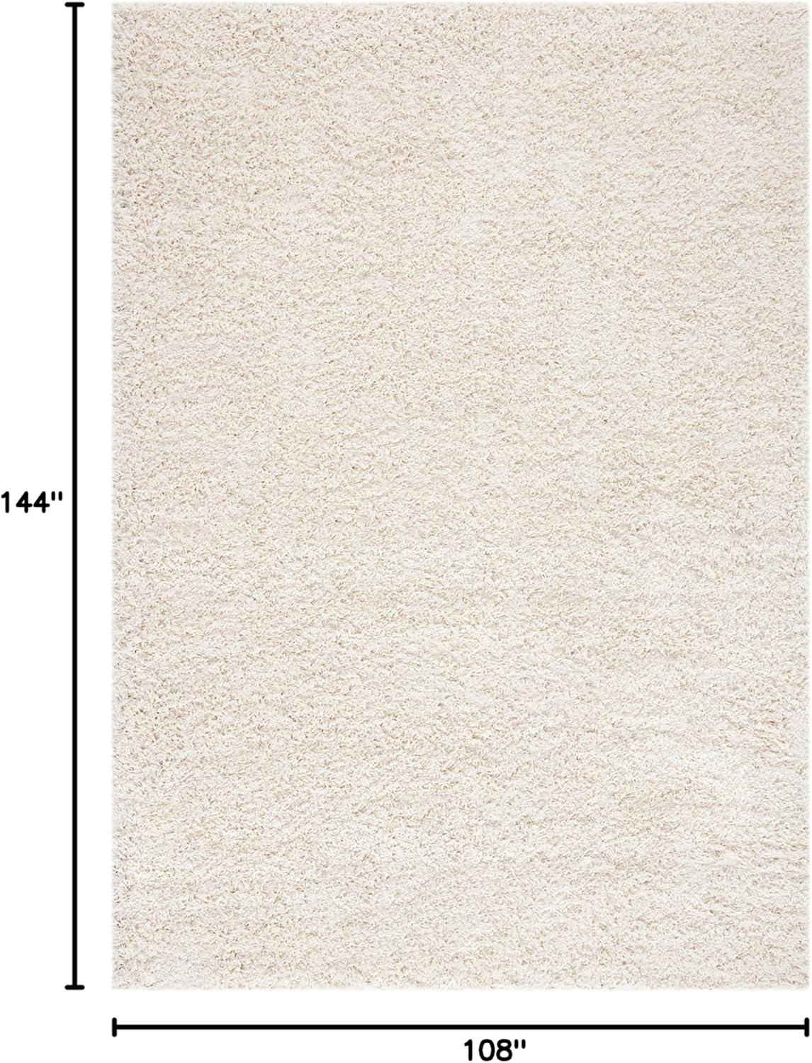 image:imageSAFAVIEH Venus Shag Collection Area Rug 53 x 76 Green NonShedding amp Easy Care 18inch Thick Ideal for High Traffic Areas in Living Room Bedroom VNS520YIvory
