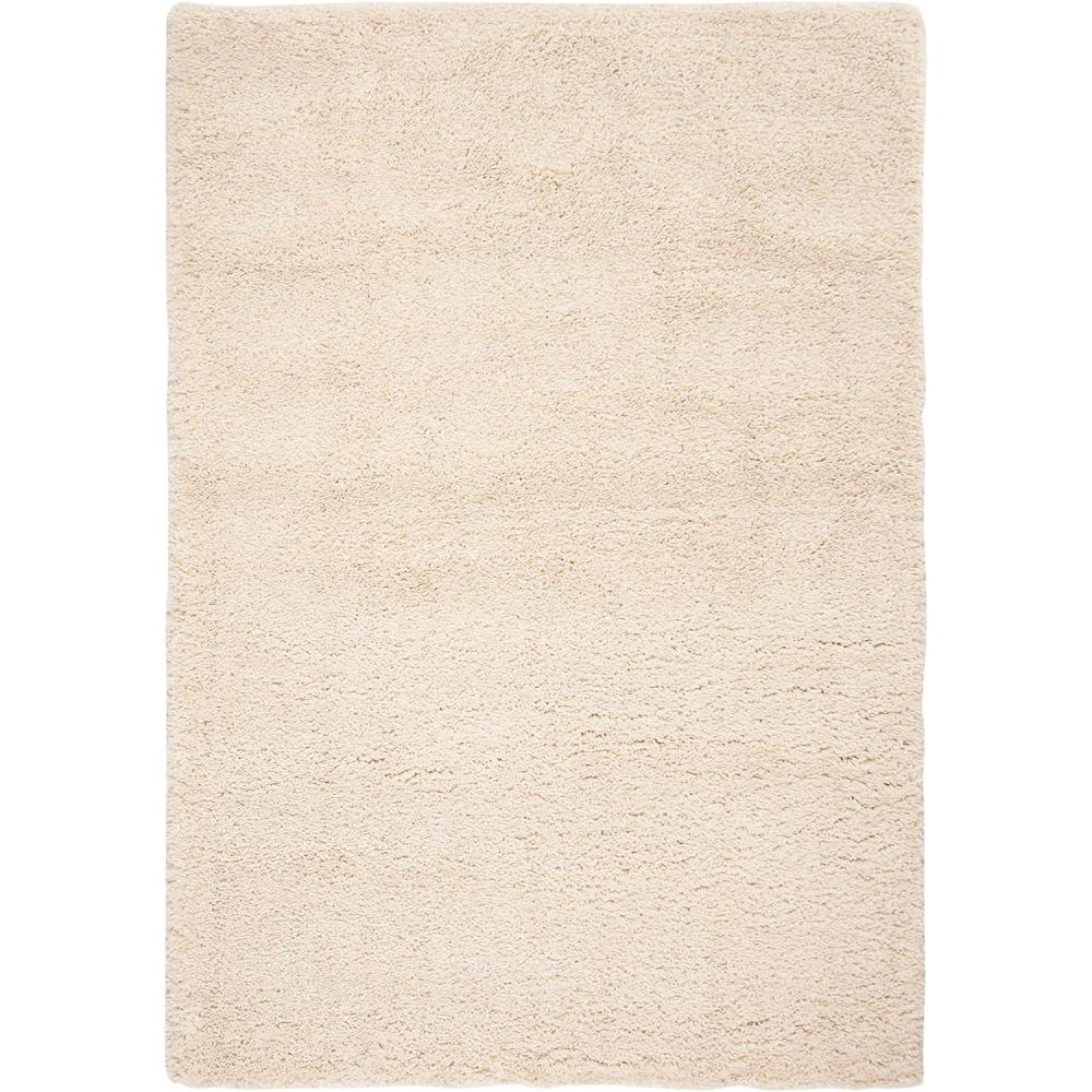 image:imageSAFAVIEH Area Rug 8x10 Fontana Shag Collection Large Grey Solid Pattern NonShedding amp Easy Cleaning Ultra Plush Thick Pile Ideal for Living Room Bedroom Dining Space FNT800FCreme