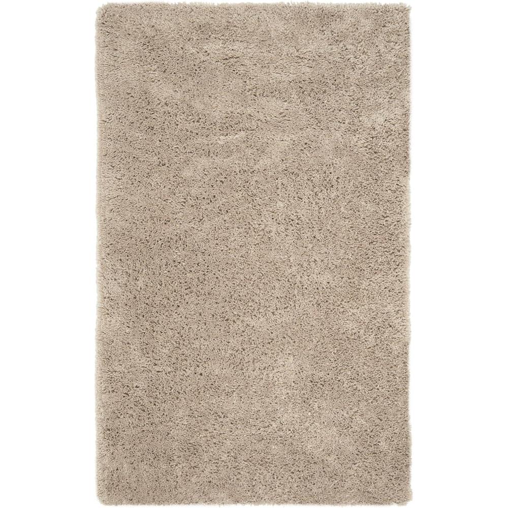 image:imageSAFAVIEH Classic Shag Collection Area Rug 5 x 8 Lime Handmade 175inch Thick Ideal for High Traffic Areas in Living Room Bedroom SG240BTaupe