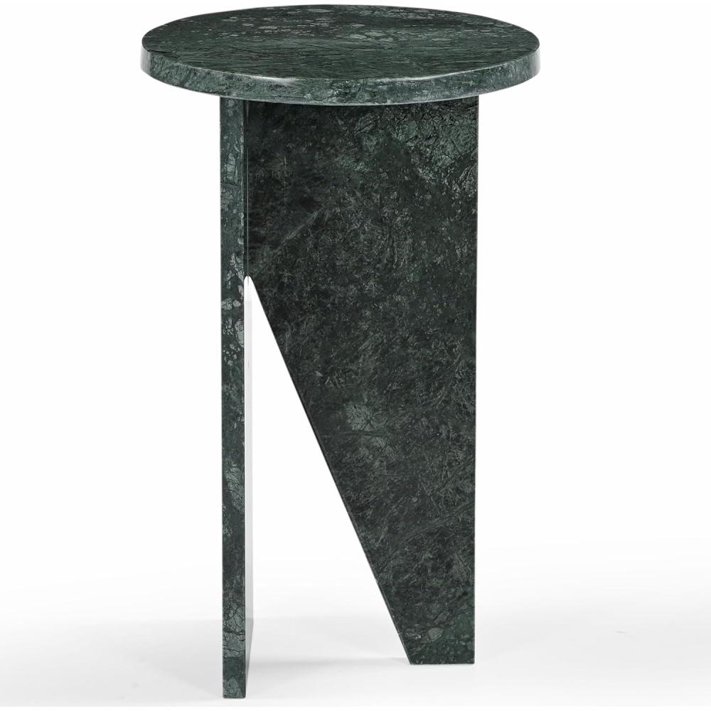 image:imageSAFAVIEH Couture Collection Devlin Red Marble Drink Table Fully AssembledGreen