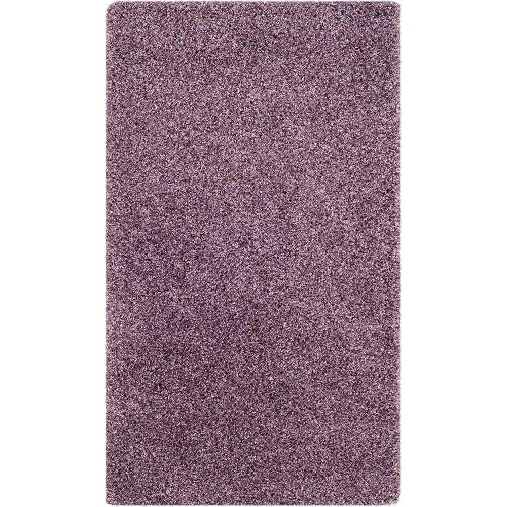 image:imageSAFAVIEH Laguna Shag Collection Area Rug 8 x 10 Sand Solid Design NonShedding amp Easy Care 2inch Thick Ideal for High Traffic Areas in Living Room Bedroom SGL303CPurple