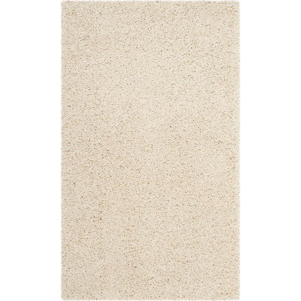 image:imageSAFAVIEH Laguna Shag Collection Area Rug 8 x 10 Sand Solid Design NonShedding amp Easy Care 2inch Thick Ideal for High Traffic Areas in Living Room Bedroom SGL303CBeige