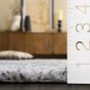 SAFAVIEH 8×10 Area Rug – Glory Shag Collection – Large – Ivory & Grey, Handmade, Plush Thick Pile, Ideal for Living Room, Bedroom, Dining Space (GRS102F)(Ivory/Grey)