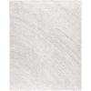 SAFAVIEH 8×10 Area Rug – Glory Shag Collection – Large – Ivory & Grey, Handmade, Plush Thick Pile, Ideal for Living Room, Bedroom, Dining Space (GRS102F)(Ivory/Beige)