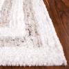 SAFAVIEH 9×12 Area Rug – Glory Shag Collection – Large – Ivory & Beige, Handmade, Plush Thick Pile, Ideal for Living Room, Bedroom, Dining Space (GRS103A)(Ivory/Beige)