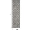SAFAVIEH Area Rug 8×10 – Arizona Shag Collection – Large – Dark Grey & Ivory, Moroccan Boho Design, Non-Shedding & Easy to Clean, Plush Pile, Ideal for Living Room, Bedroom, Dining Space (ASG743G)(Grey/Ivory)