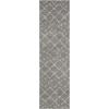 SAFAVIEH Area Rug 8×10 – Arizona Shag Collection – Large – Dark Grey & Ivory, Moroccan Boho Design, Non-Shedding & Easy to Clean, Plush Pile, Ideal for Living Room, Bedroom, Dining Space (ASG743G)(Grey/Ivory)