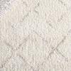 SAFAVIEH Area Rug 8×10 – Arizona Shag Collection – Large – Dark Grey & Ivory, Moroccan Boho Design, Non-Shedding & Easy to Clean, Plush Pile, Ideal for Living Room, Bedroom, Dining Space (ASG743G)(Ivory/Beige)