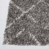 SAFAVIEH Area Rug 8×10 – Arizona Shag Collection – Large – Dark Grey & Ivory, Moroccan Boho Design, Non-Shedding & Easy to Clean, Plush Pile, Ideal for Living Room, Bedroom, Dining Space (ASG743G)(Brown/Ivory)