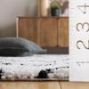 SAFAVIEH Area Rug 8×10 – Arizona Shag Collection – Large – Dark Grey & Ivory, Moroccan Boho Design, Non-Shedding & Easy to Clean, Plush Pile, Ideal for Living Room, Bedroom, Dining Space (ASG743G)(Ivory/Black)