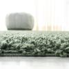 SAFAVIEH Area Rug 8×10 – August Shag Collection – Large – Beige, Solid Pattern, Non-Shedding & Easy Cleaning, Plush Thick Pile, Ideal for Living Room, Bedroom, Dining Space (AUG200D)(Green)