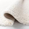 SAFAVIEH Area Rug 8×10 – August Shag Collection – Large – Beige, Solid Pattern, Non-Shedding & Easy Cleaning, Plush Thick Pile, Ideal for Living Room, Bedroom, Dining Space (AUG200D)(Ivory)