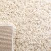 SAFAVIEH Area Rug 8×10 – August Shag Collection – Large – Beige, Solid Pattern, Non-Shedding & Easy Cleaning, Plush Thick Pile, Ideal for Living Room, Bedroom, Dining Space (AUG200D)(Ivory)